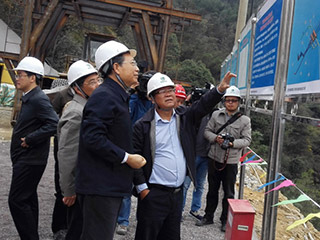 安徽省委書(shū)記李錦斌莅臨安徽金(jīn)寨抽水(shuǐ)蓄能(néng)電(diàn)站(zhàn)檢查指導工(gōng)作(zuò)