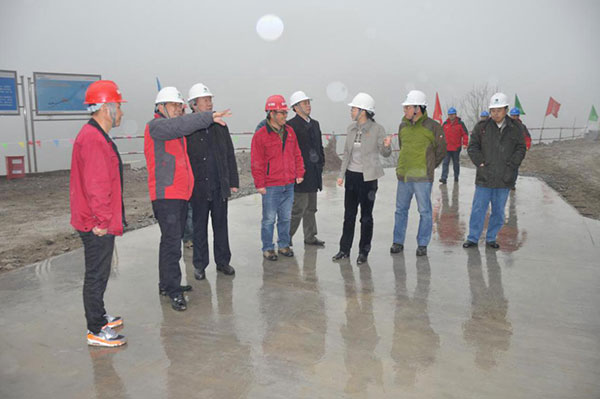 新源公司董事(shì)長(cháng)林(lín)銘山(shān)莅臨安徽金(jīn)寨抽水(shuǐ)蓄能(néng)電(diàn)站(zhàn)調研指導工(gōng)作(zuò)